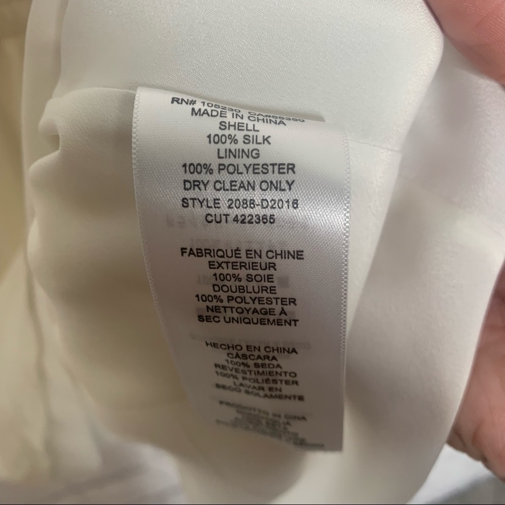 2/$15 Joie White Mini Dress - Picture 8 of 11